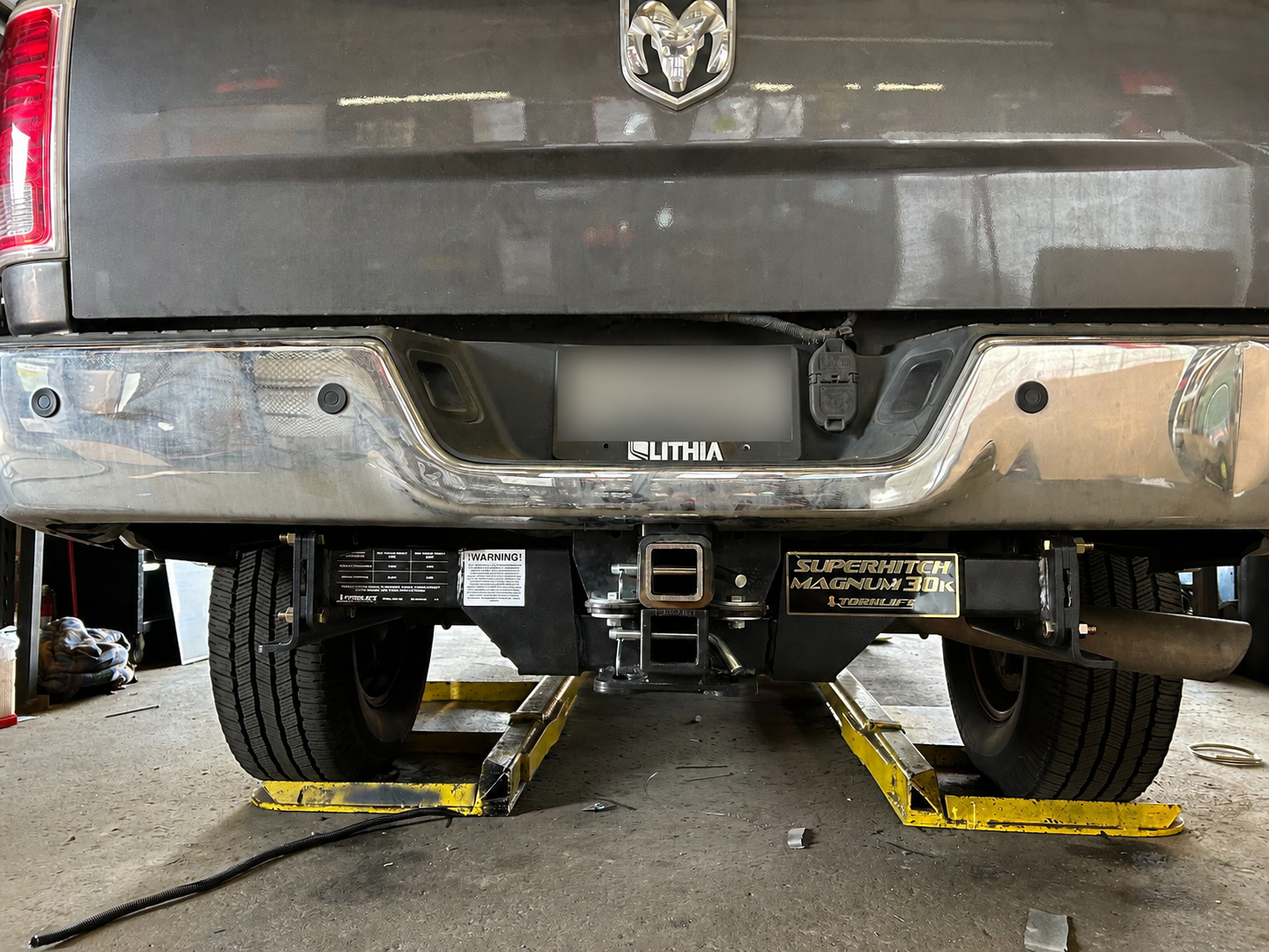 Truck hitch installation with SuperHitch