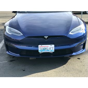 The Law: Tesla Model S front license plate bracket