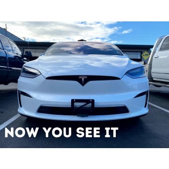 The Law: Tesla Model X front license plate holder